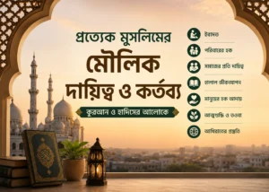 প্রত্যেক মুসলিমের মৌলিক দায়িত্ব ও কর্তব্য: কুরআন ও হাদিসের আলোকে